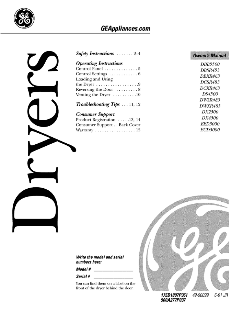 GE DBB5500 User manual