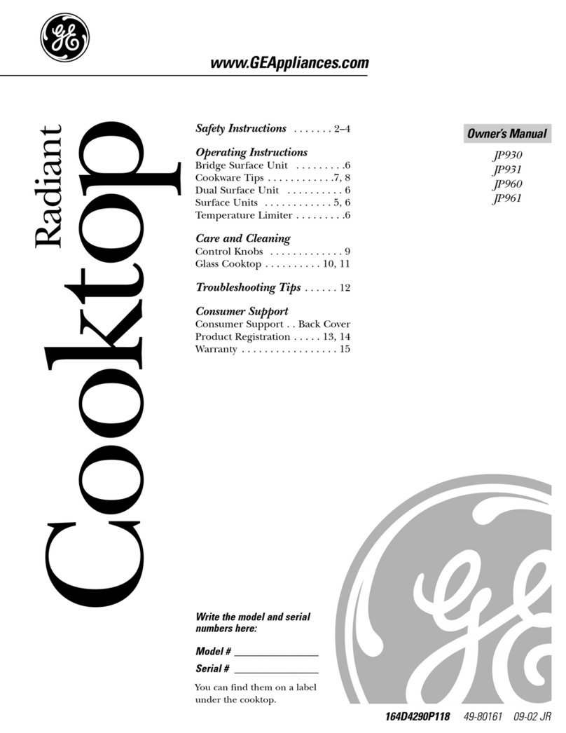 GE JP930 User manual