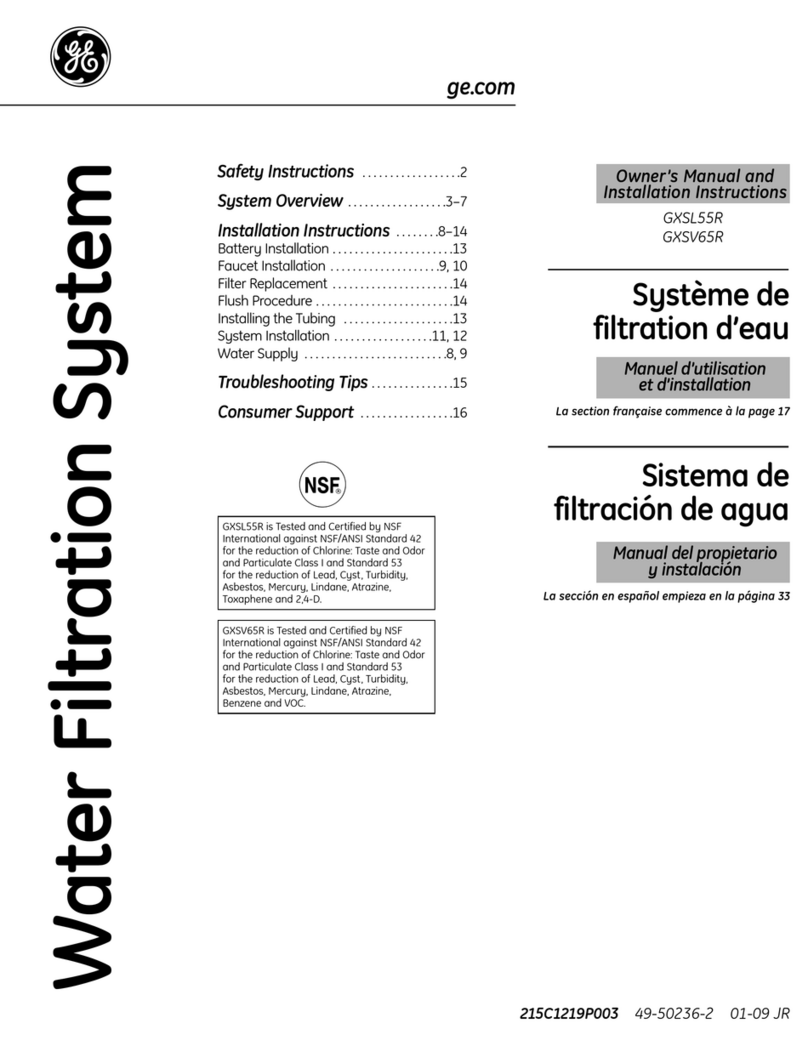 GE GXSL55R Operating instructions