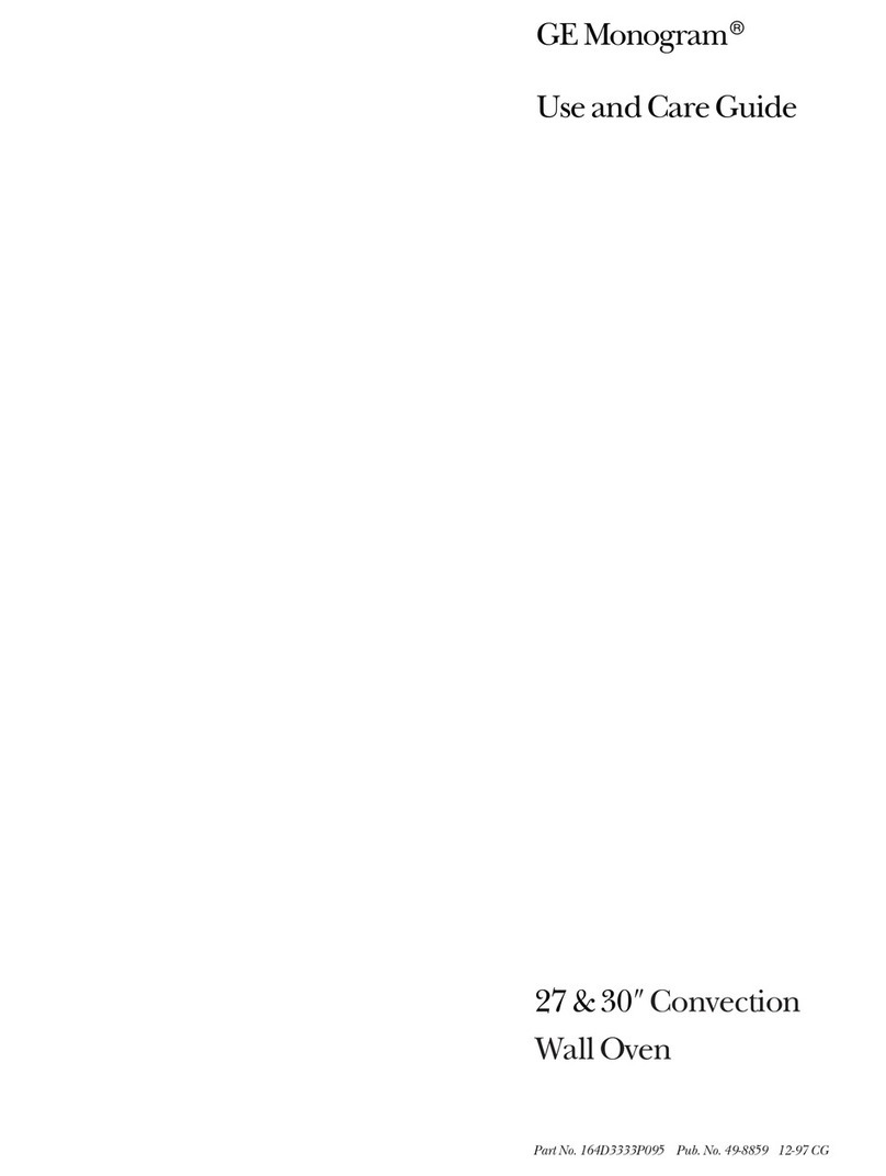 GE Monogram 164D3333P095 User manual