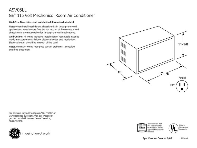 GE ASV05LL Manual