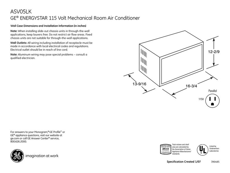 GE ASV05LK Manual