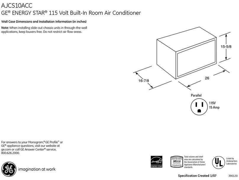 GE AJCS10ACC User manual
