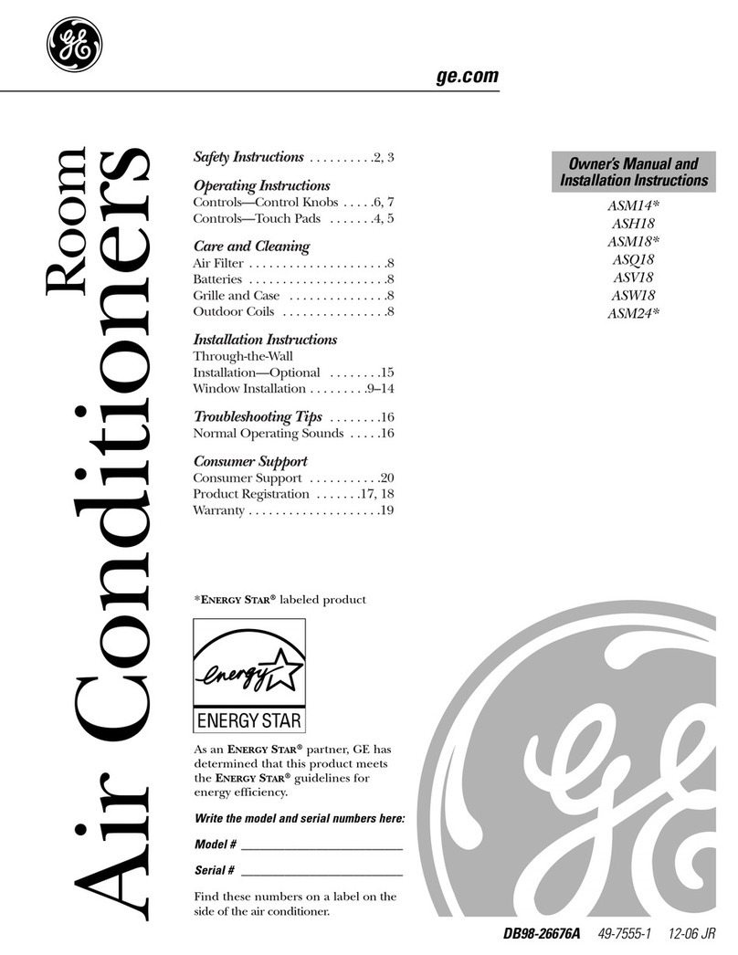 GE ASM14 Operating instructions