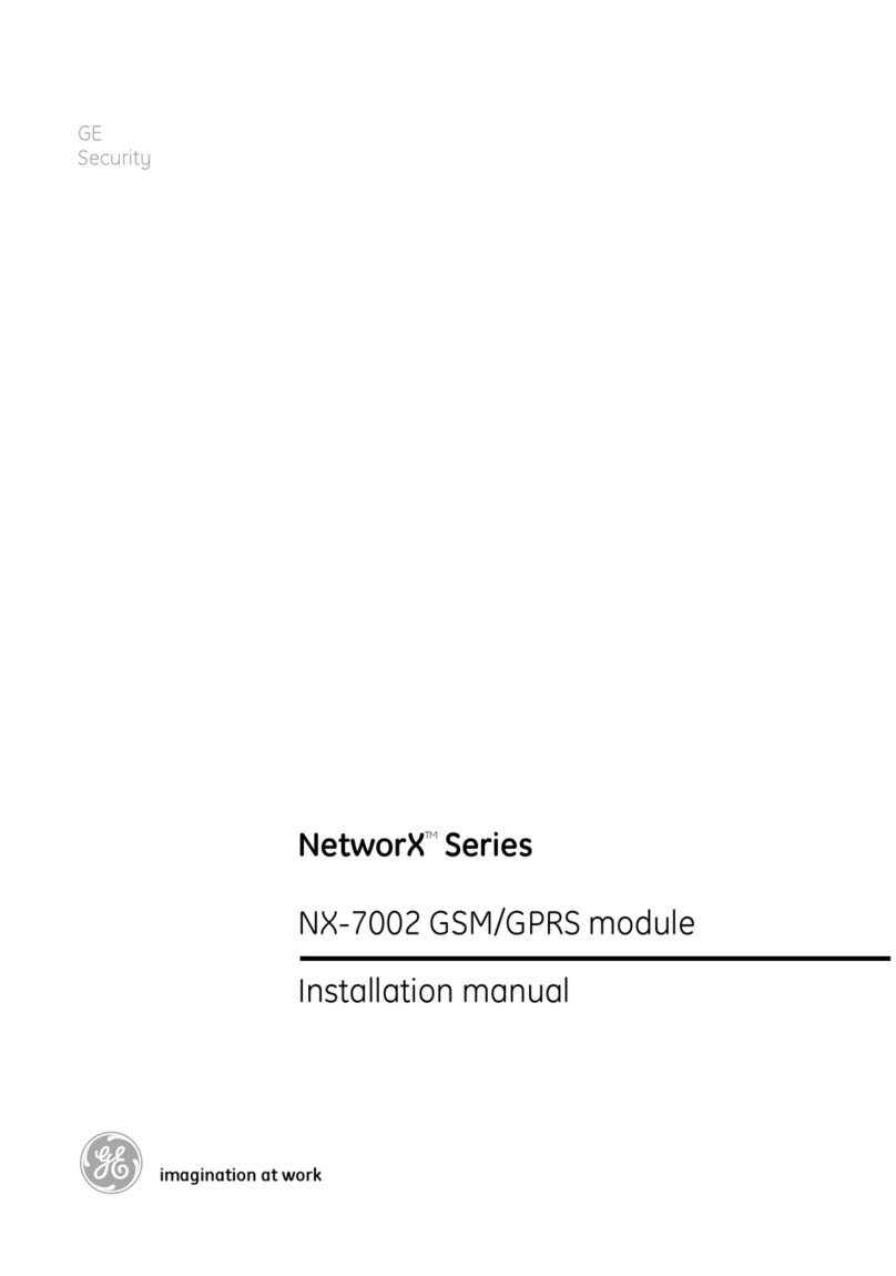 GE NetworX NX-7002 User manual