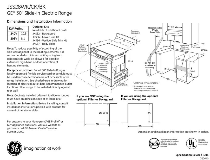 GE JSS28BKBB Manual