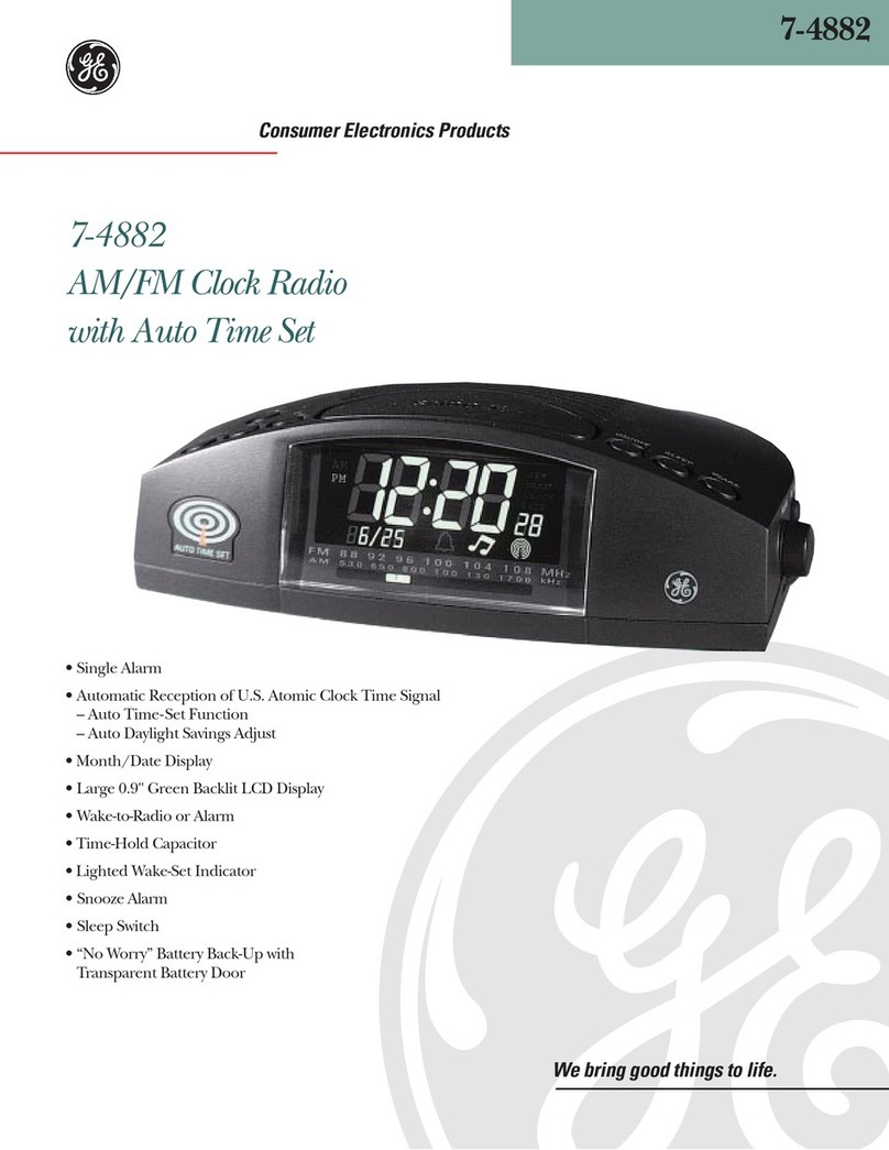 GE 7-4882 User manual