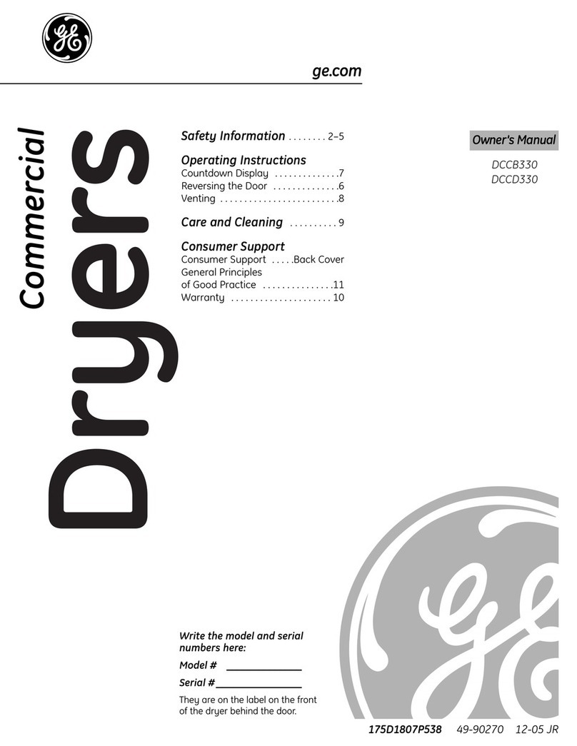 GE DCCD330 User manual