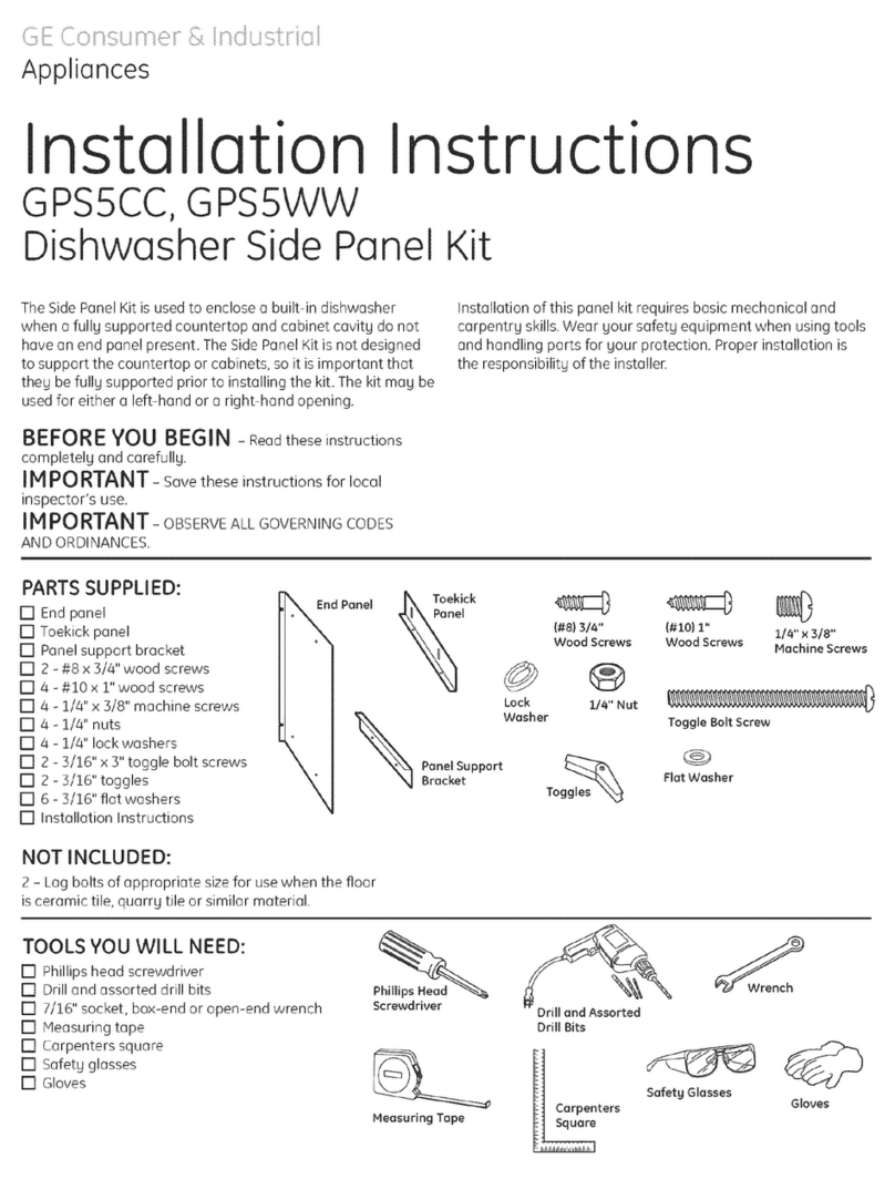 GE GPS5CC User manual