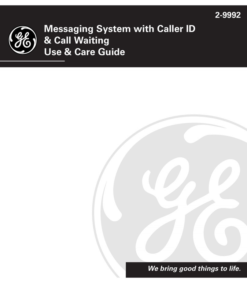 GE 20870400 User manual