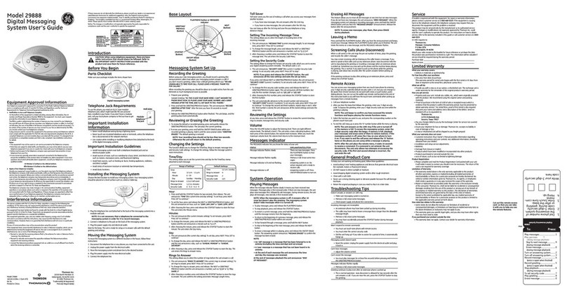 GE 16018110 User manual