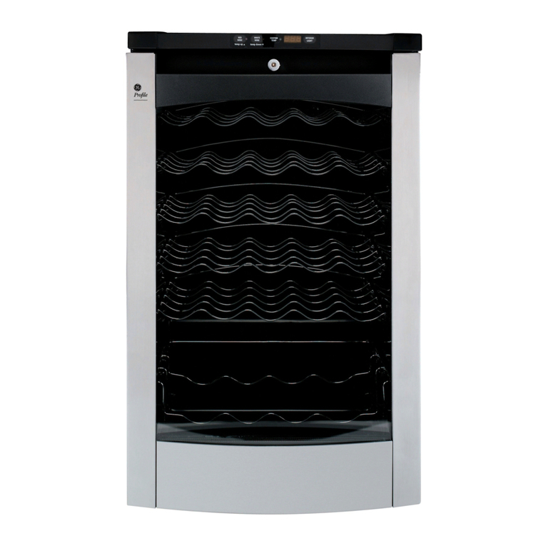 GE Profile Wine Chiller User manual