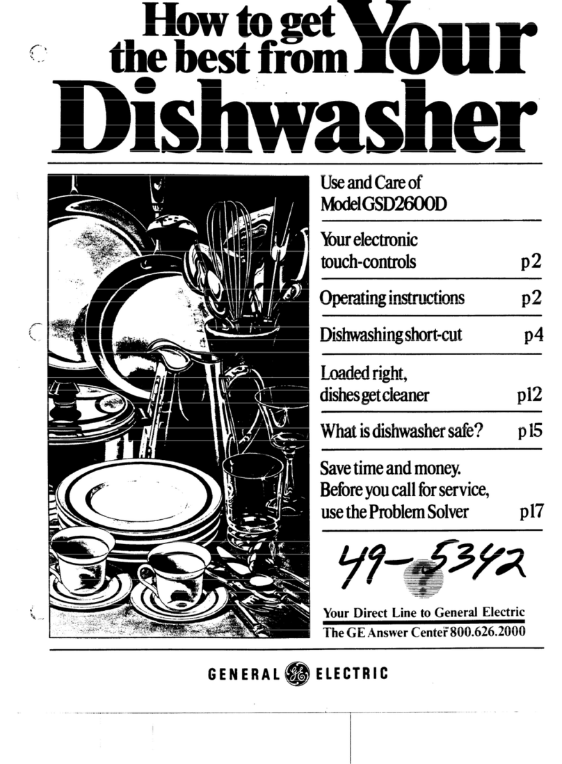 GE GSD2600D Installation instructions GE GSD2600D Installation instructions