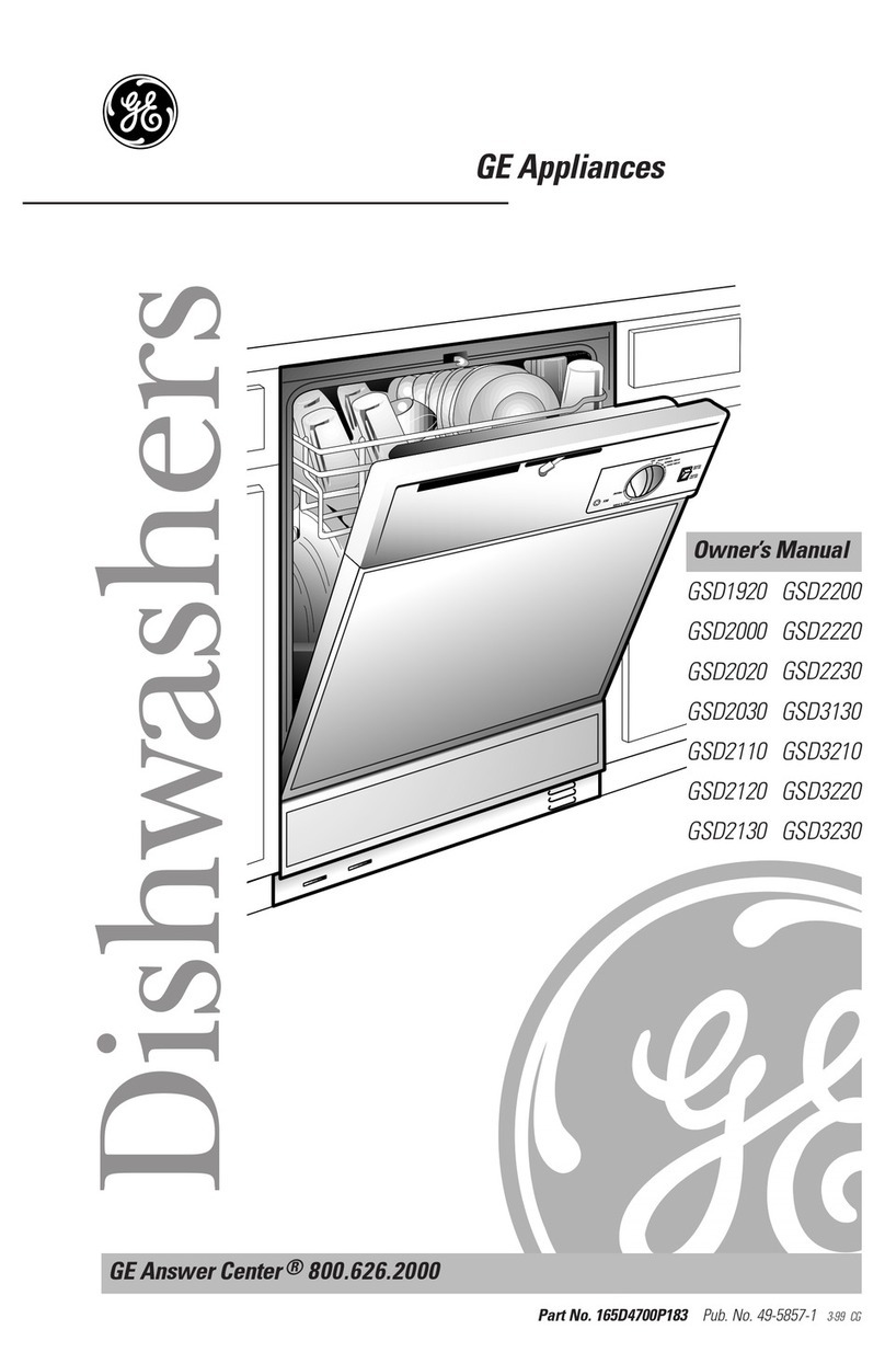 GE GSD1920 User manual