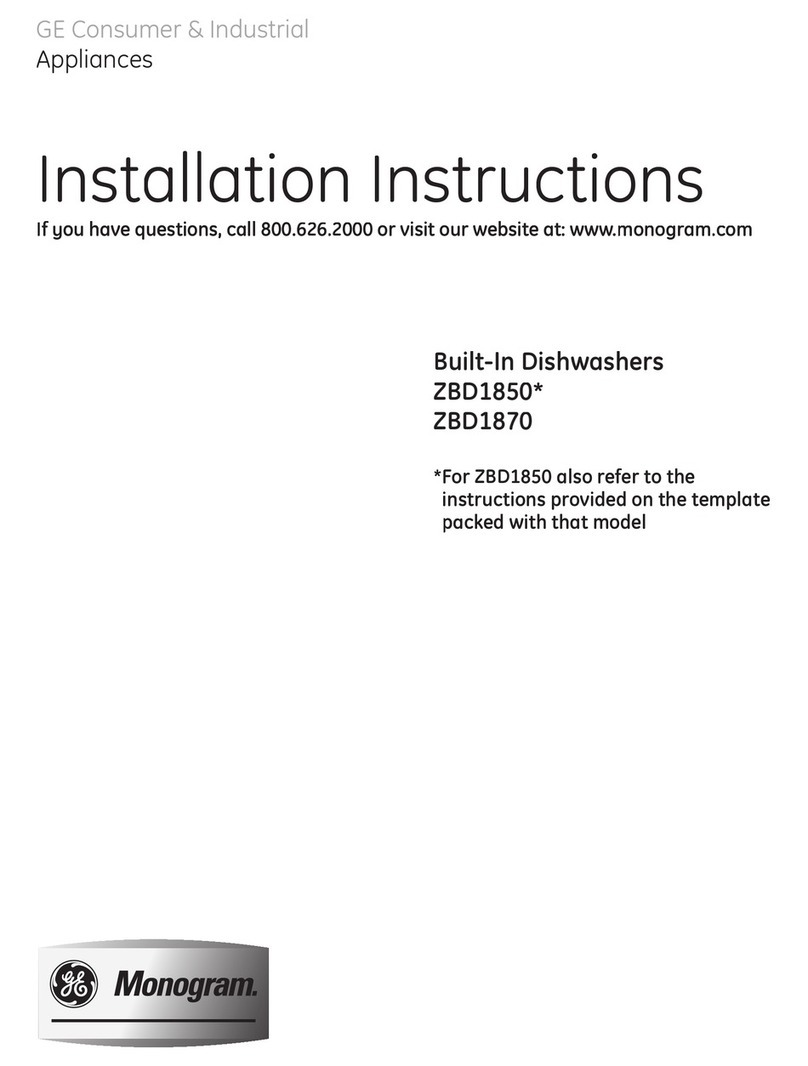 GE ZBD1870NSS User manual