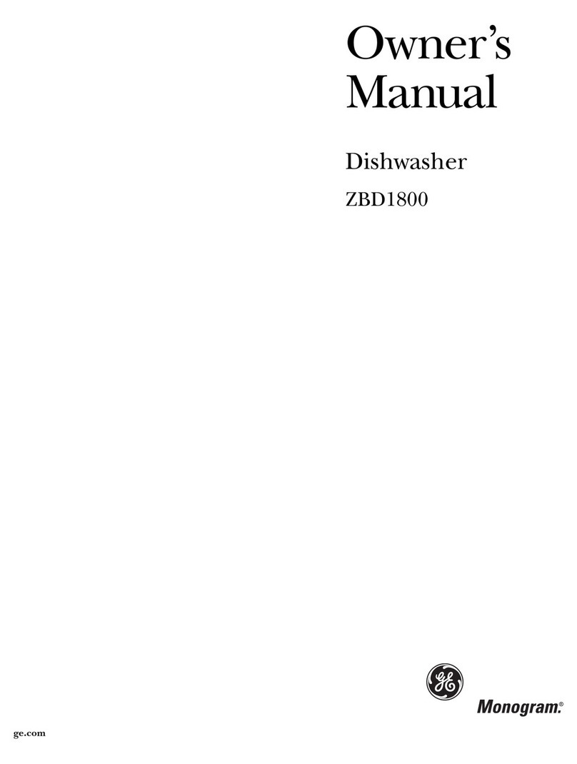 GE Monogram ZBD 1800 User manual