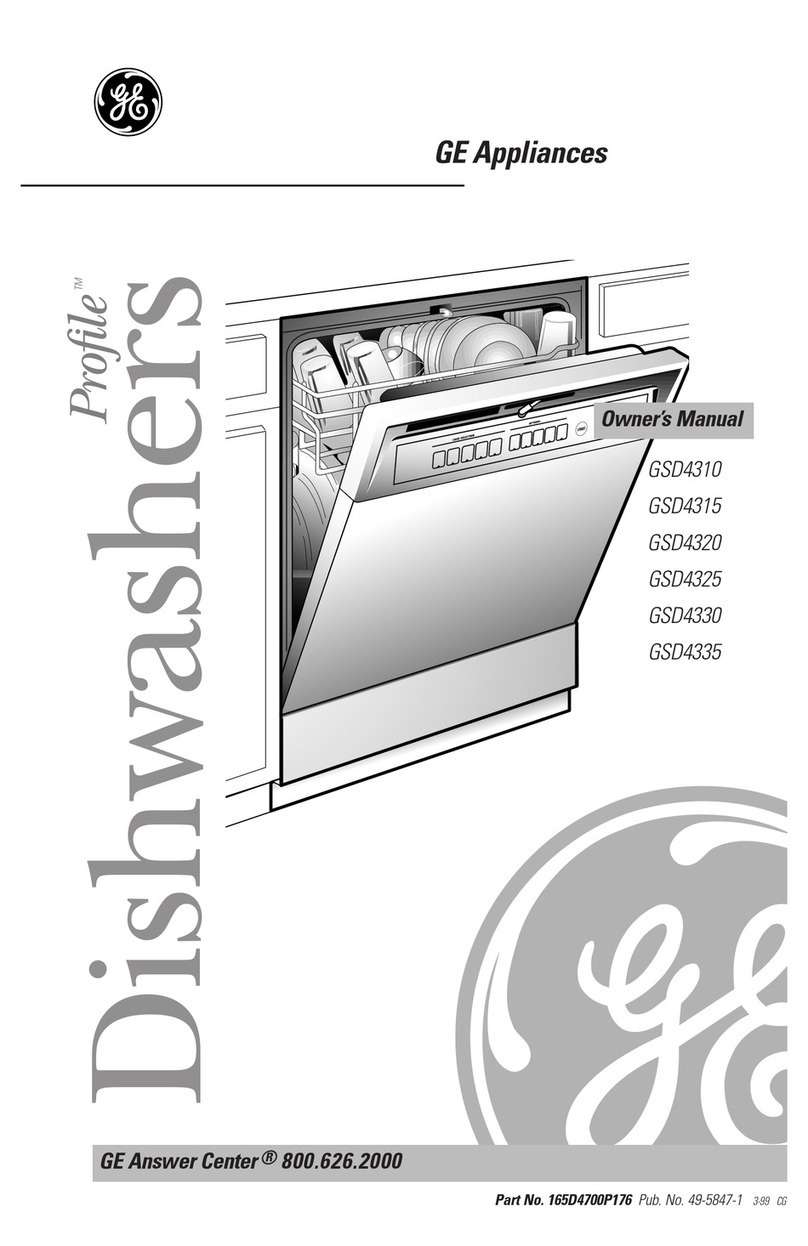 GE Profile 165D4700P176 User manual