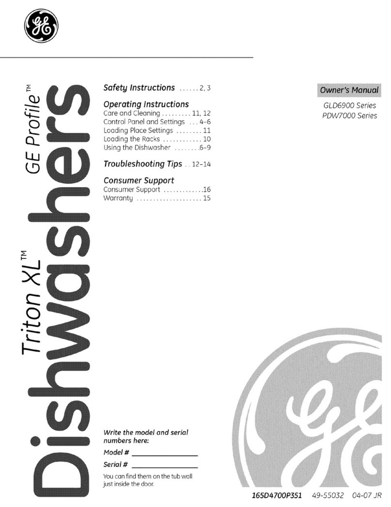 GE PROFILE GLD6900 User manual
