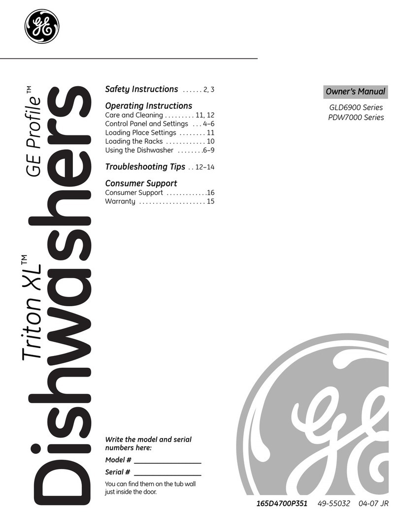 GE PROFILE GLD6900 User manual