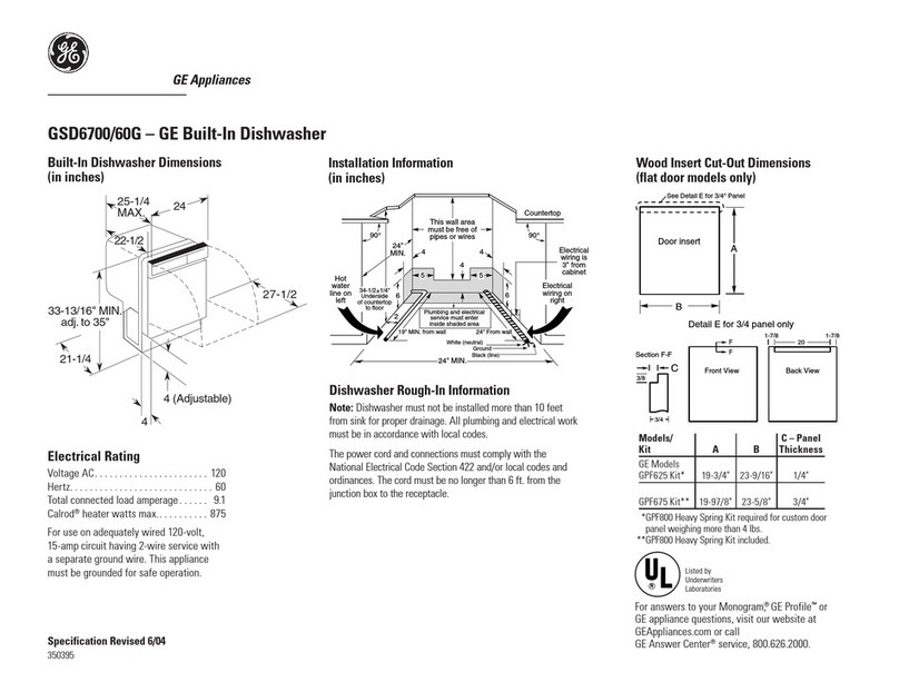 GE GE Triton GSD660G User instructions