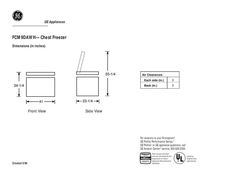GE FCM9DAWH User instructions