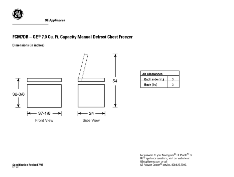 GE FCM7DRWH User instructions GE FCM7DRWH User instructions