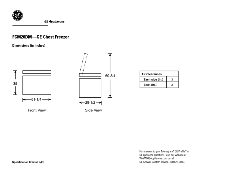 GE FCM20DM User manual