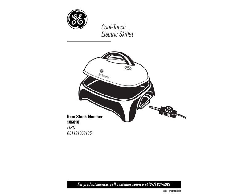 GE 106818 User manual
