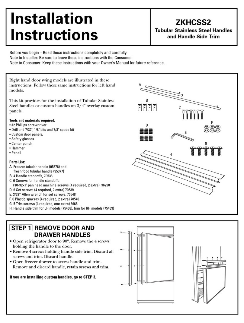 GE ZKHCSS2 User manual