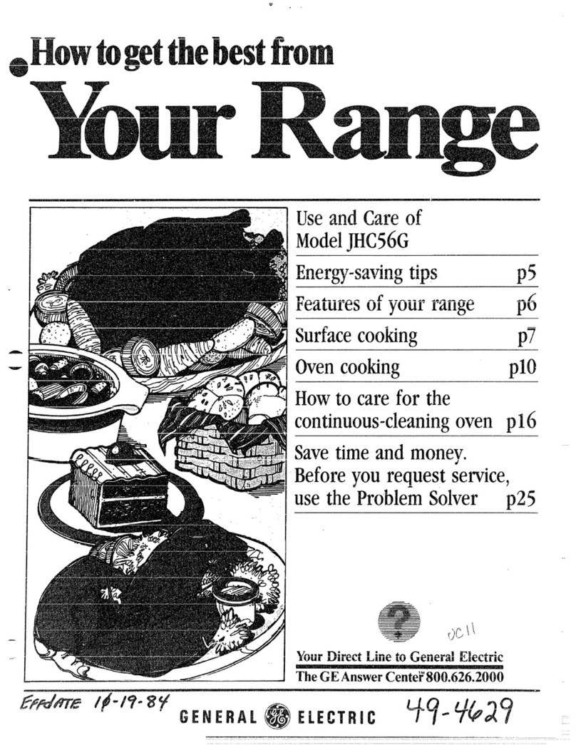 GE JHC56G User manual