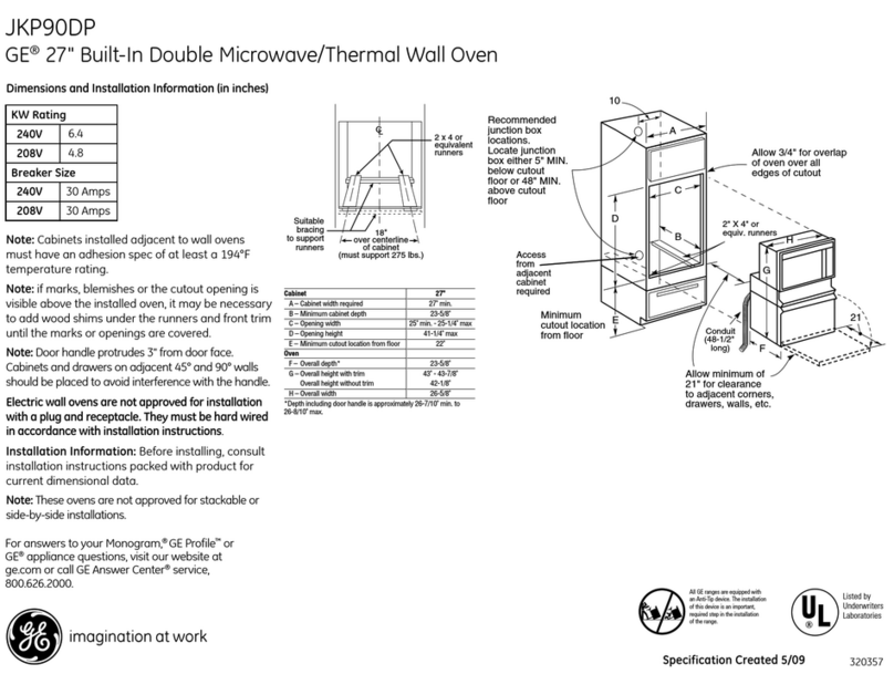 GE JKP90DP Manual