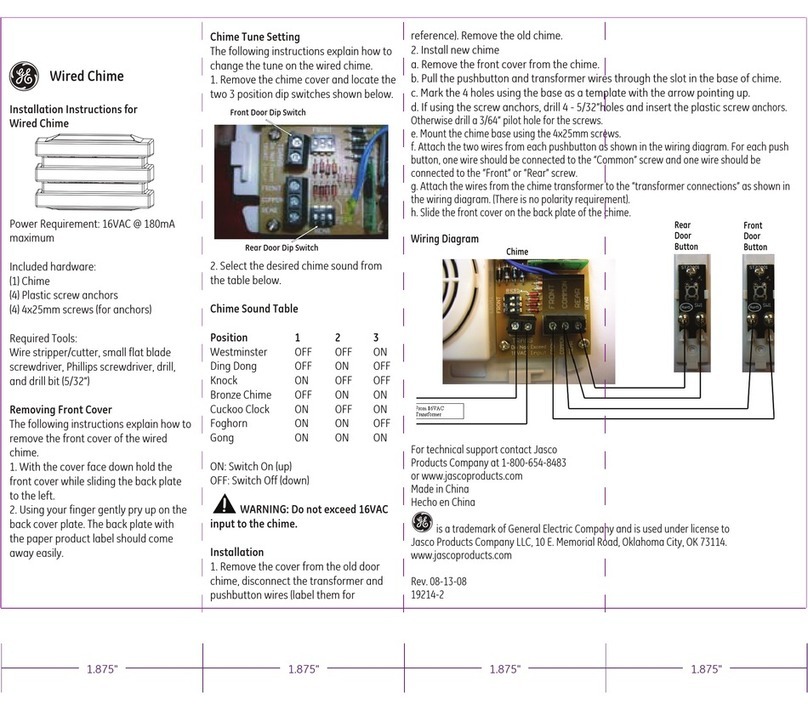 GE 19214 User manual