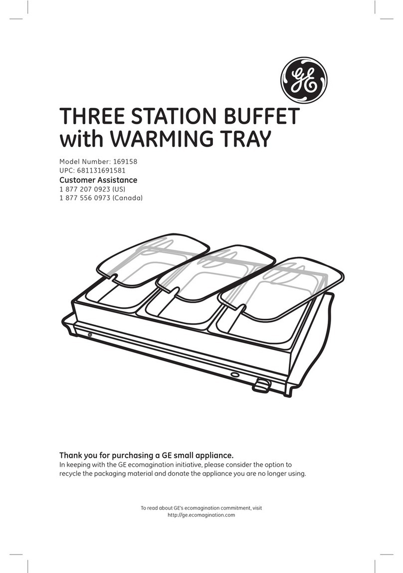 GE 169158 User manual