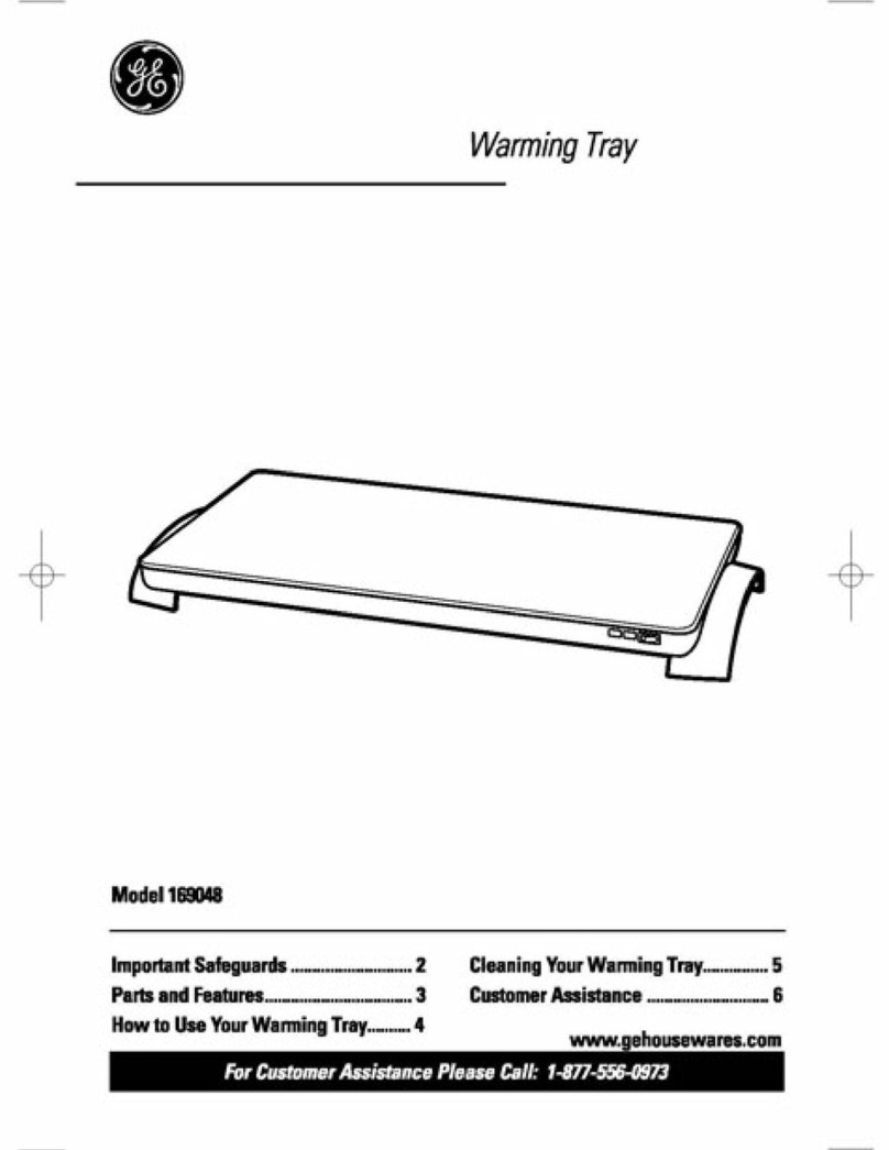 GE 169048 User manual