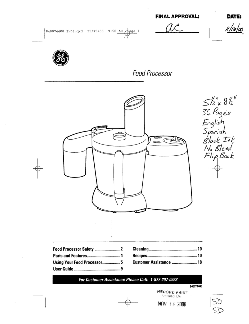GE 106622 owner's manual