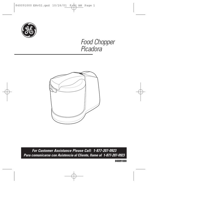 GE 106848 User manual