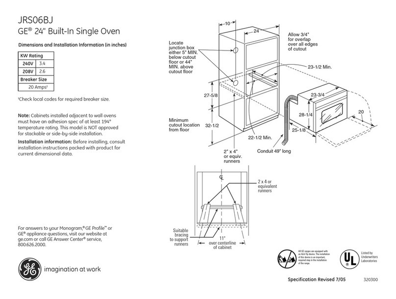 GE JRS06 Manual