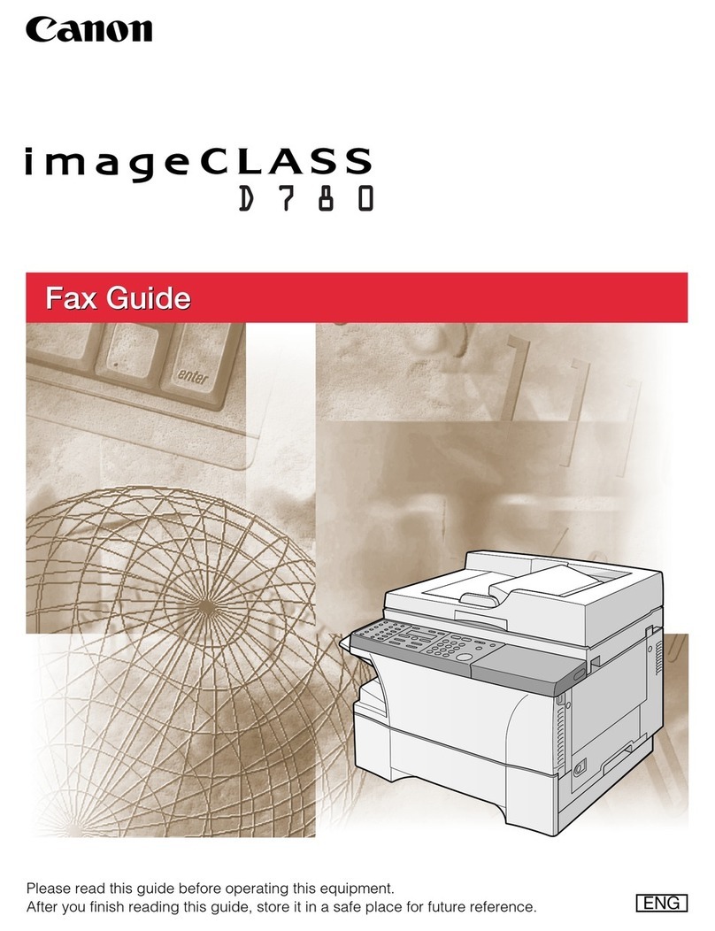 Canon imageCLASS D780 Installation and maintenance instructions