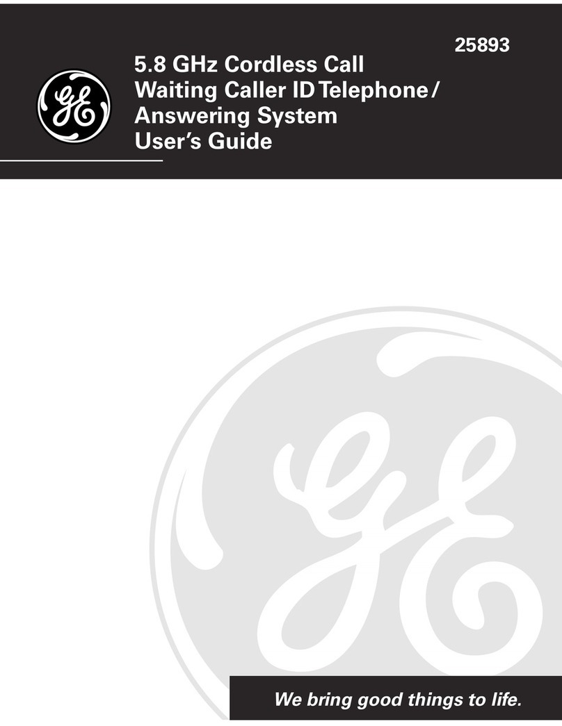 GE 25893 User manual