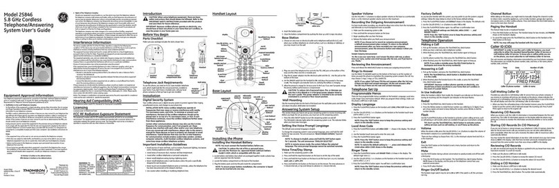 GE 25846 user guide