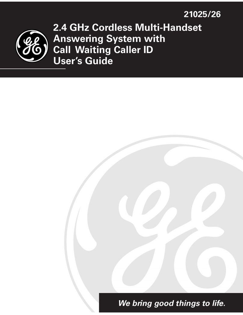 GE 21025/26 user guide