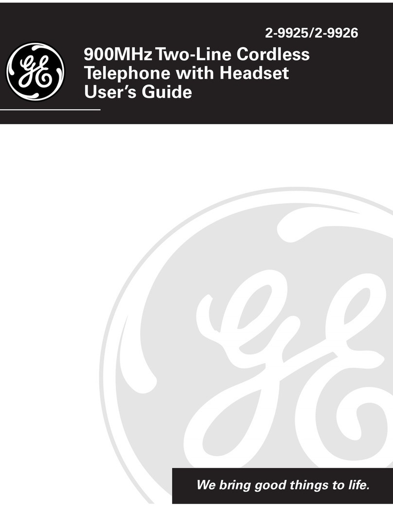 GE 2-9926 User manual
