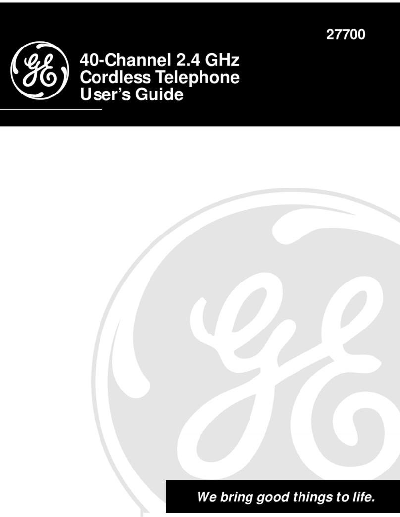 GE 27700 User manual