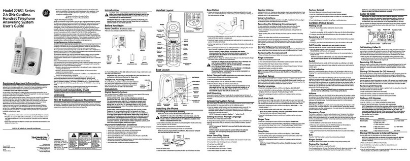 GE 27851FE2 User manual
