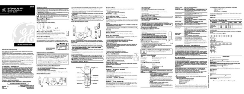 GE 26928 User manual