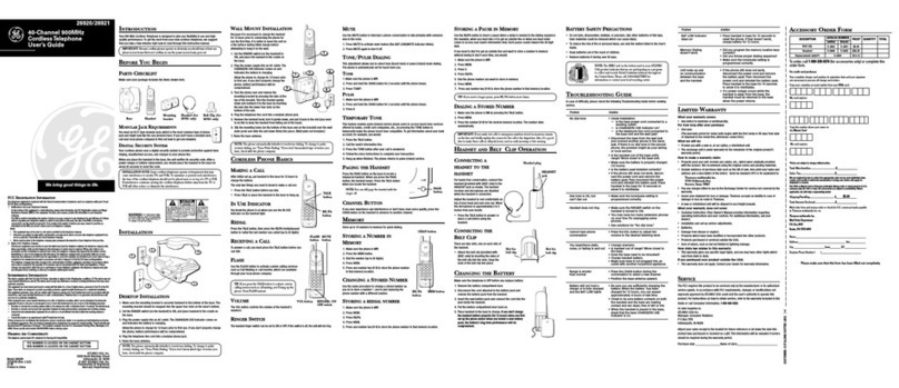GE 26920 Series user guide