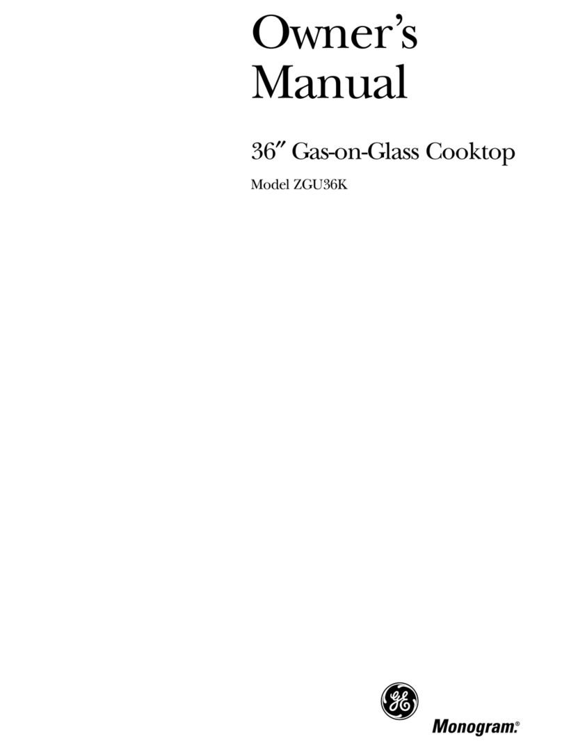 GE Monogram ZGU36K User manual GE Monogram ZGU36K User manual