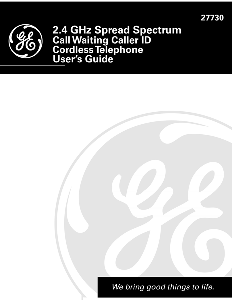 GE 2-7730 User manual