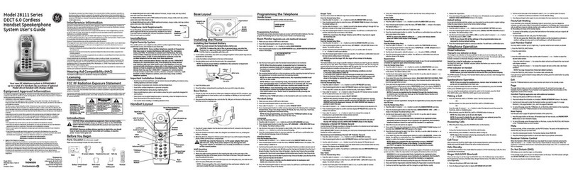GE 15922 User manual