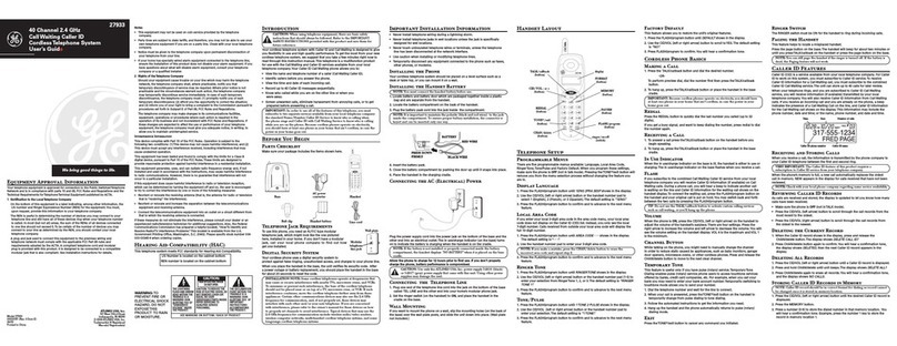 GE 4236 User manual